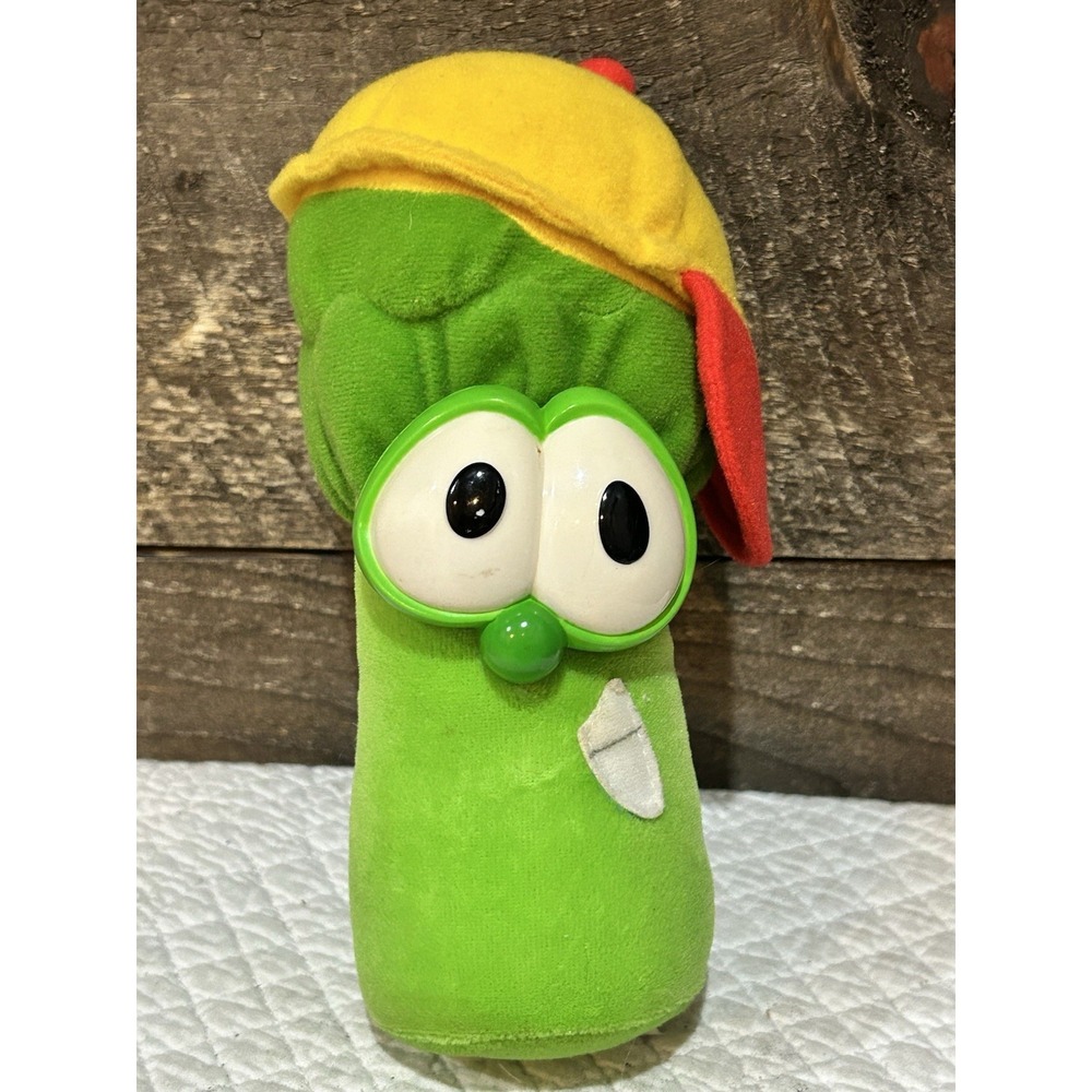 Fisher Price‎ Veggie Tales Junior Asparagus Plush Electronic Toy No Sound